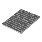 さまざまな言語でクリスマスを楽しむ ノートパッド (回転)