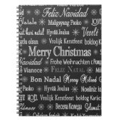 さまざまな言語でクリスマスを楽しむ ノートブック (正面)