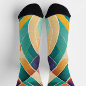 さまざまな質感で図形を色付けする ソックス (上部)