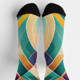 さまざまな質感で図形を色付けする ソックス