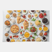 さまざまな食品 キッチンタオル (横)