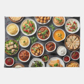 さまざまな食品 キッチンタオル (横)