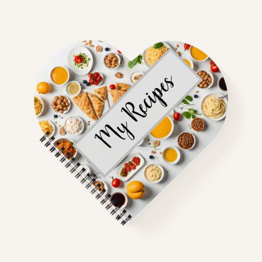 さまざまな食品 ノートブック (正面)