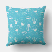 さまざまな飲み物 クッション (裏面)