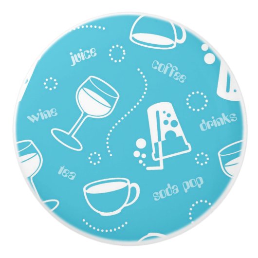 さまざまな飲み物 セラミックノブ (正面)