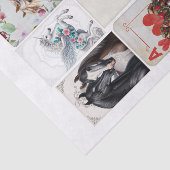 さまざまな馬をテーマにしたエフェメラの房状カット 薄葉紙 (詳細)