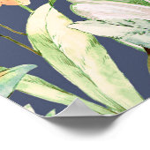 さまざまな高品質水色の花束のセット ポスター (角)