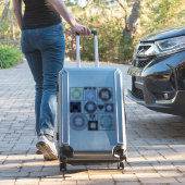 さまざまなFractal Art額縁の感謝引用文 シール (スーツケースインサイチュ)