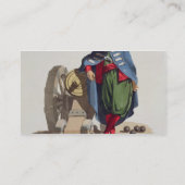 「さまざまなNat.のコスチュームからのトルコの兵士、 名刺 (裏面)