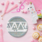 さまよい三角形のパターン ペーパープレート (パーティー)