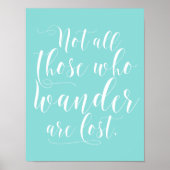 さまよい人はアクアポスター失ったばかりではない ポスター (正面)