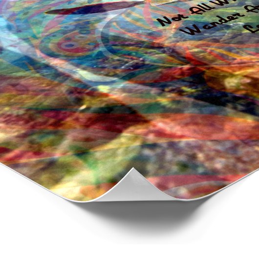 さまよい人は全て失った引用文だ ポスター (角)