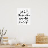 さまよい人は全員ポスターではない失った ポスター (キッチン)