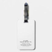 さまよい人は旅行荷物失ったばかりではない ラゲッジタグ (裏面縦)