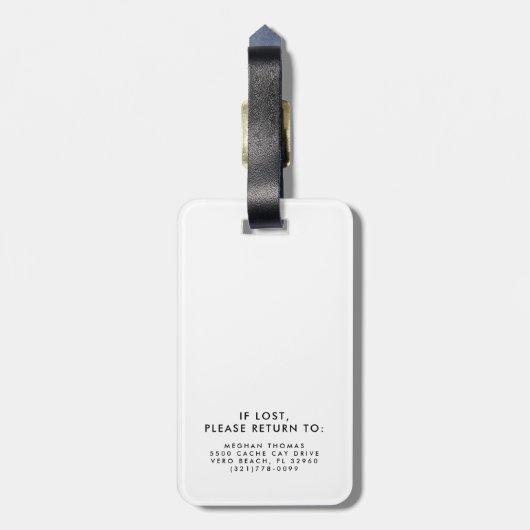 さまよい人は旅行荷物失ったばかりではない ラゲッジタグ (裏面縦)