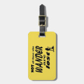 さまよい人は誰失ったも – 荷札 ラゲッジタグ (正面縦)