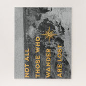 さまよい人ばかりではない失った。 ジグソーパズル (縦)