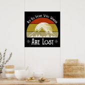 さまよい人ばかりではない失った ポスター (キッチン)