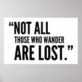 さまよい人ばかりではない失った ポスター (正面)