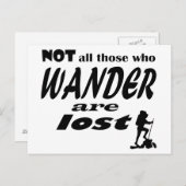 さまよい人ばかりではない失った ポストカード (正面/裏面)