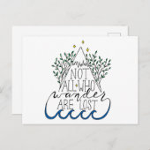 さまよい人ばかりではない失った ポストカード (正面/裏面)