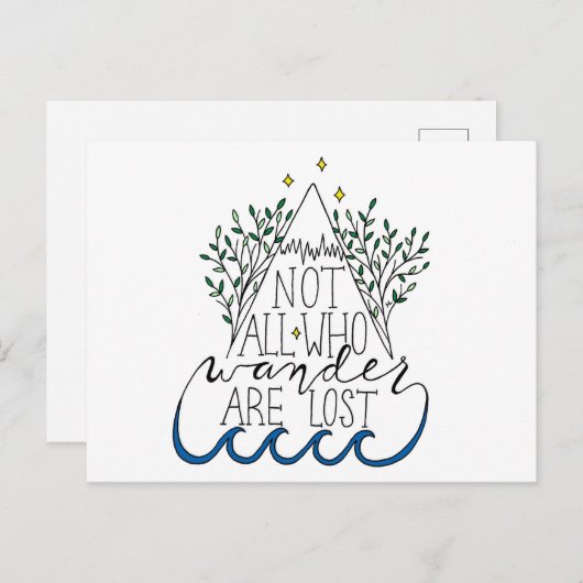 さまよい人ばかりではない失った ポストカード