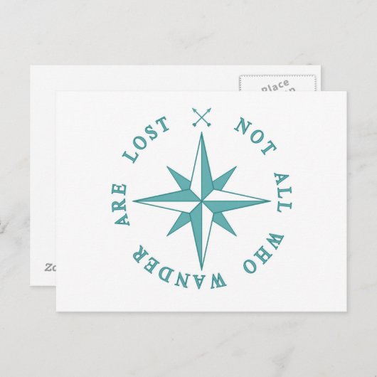 さまよい人ばかりではない失った ポストカード (正面/裏面)