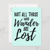 さまよい人ばかりではない失った ポストカード (正面/裏面)