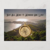 さまよい人ばかりではない失った ポストカード (正面)