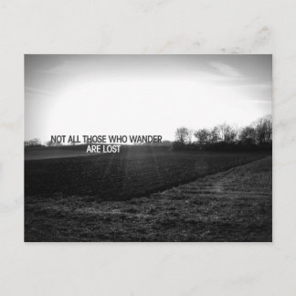 さまよい人ばかりではない失った ポストカード