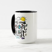 さまよい人ばかりではない失った。 マグカップ (正面左)