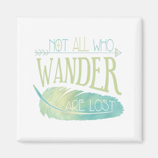 さまよい人ばかりではない失った マグネット (正面)