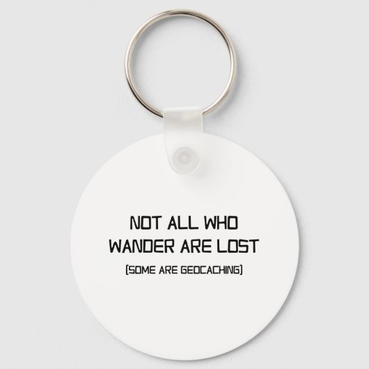 さまよい人ばかりではない失った(中には芸者もいる) キーホルダー (正面)