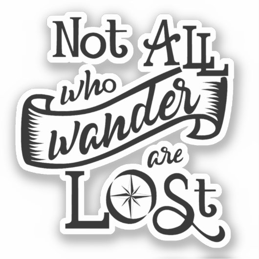 さまよい人ばかりではない シール (正面)