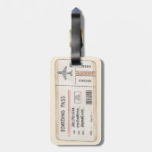 さまよい女 | おもしろい旅行荷物タグ ラゲッジタグ (裏面縦)