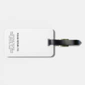 さまよい旅をする人ばかりではない引用文 ラゲッジタグ (裏面横)