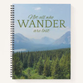 さまよい歩き回る人は必ずしもノート失ったではない ノートブック (正面)