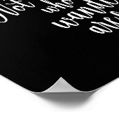 さまよい歩く人が全て引用文のプリント失ったではない ポスター (角)