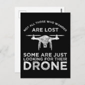 さまよい歩く人は全員ドローン失ったパイロットではない ポストカード (正面/裏面)