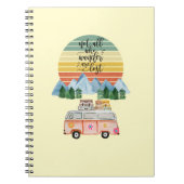 さまよい歩く人は必ずしも旅行で失ったはない ノートブック (正面)