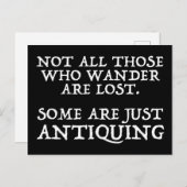 さまよい歩く者の中には失った時代遅れのものばかりではない ポストカード (正面/裏面)