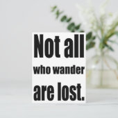 さまよい歩く者は皆言葉ではない失った ポストカード (スタンド正面)