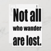 さまよい歩く者は皆言葉ではない失った ポストカード (正面/裏面)