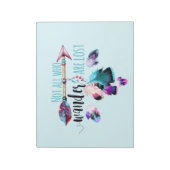 さまよい者はボヘミアン・ワンドルスト失ったではない ノートパッド (回転)