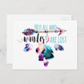 さまよい者はボヘミアン・ワンドルスト失ったではない ポストカード (正面/裏面)