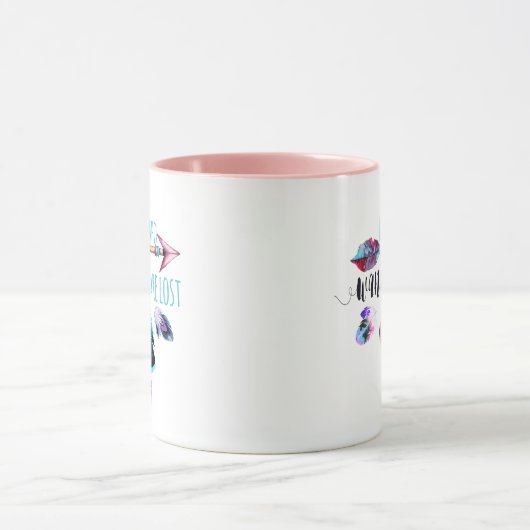 さまよい者はボヘミアン・ワンドルスト失ったではない マグカップ (中央)