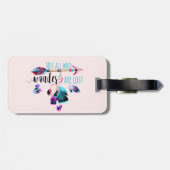 さまよい者はボヘミアン・ワンドルスト失ったではない ラゲッジタグ (裏面横)