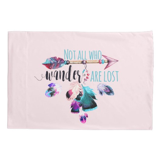 さまよい者はボヘミアン・ワンドルスト失ったではない 枕カバー (裏面)