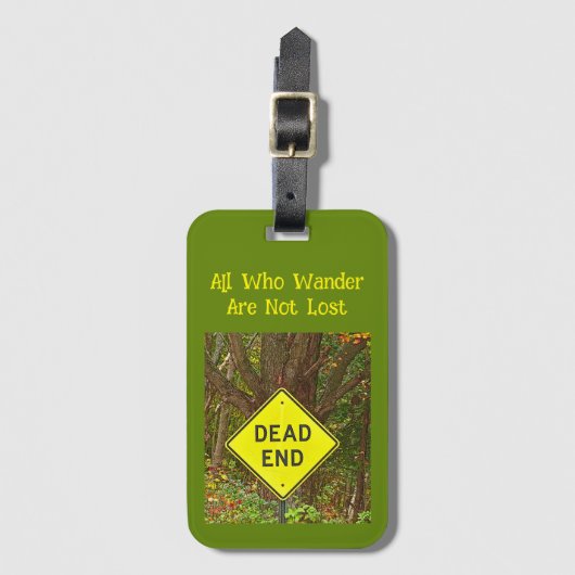 「さまよい者は失った皆無」 ラゲッジタグ (正面縦)