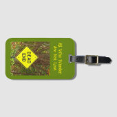 「さまよい者は失った皆無」 ラゲッジタグ (正面横)